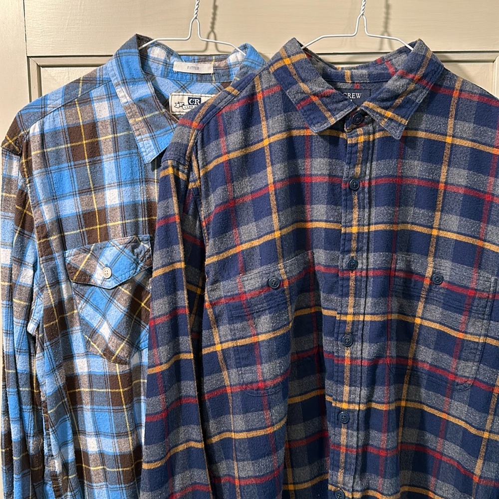 Bundle: Two Men’s Flannel Shirts — Sz M